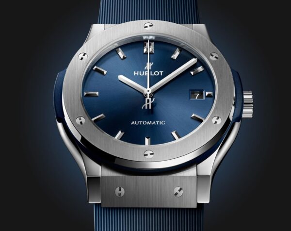 HUBLOT CLASSIC FUSION TITANIUM BLUE AUTOMATIC 45mm - Image 2