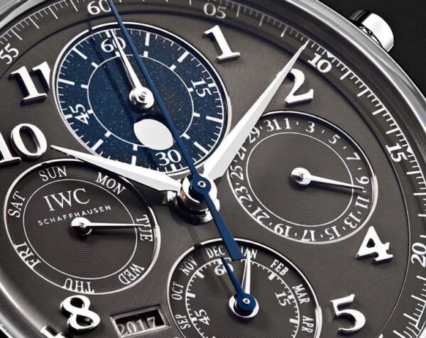 IWC DA VINCI PERPETUAL CALENDAR CHRONOGRAPH GREY DIAL - Image 8