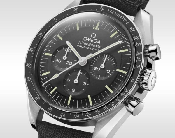 OMEGA MOONWATCH PROFESSIONAL CO-AXIAL MASTER CHRONOMETER CHRONOGRAPH 42MM NYLON BLACK BELT - Image 2