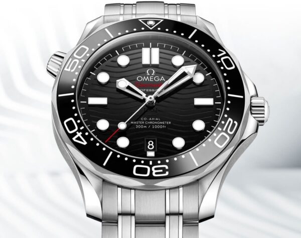 OMEGA DIVER 300M CO-AXIAL MASTER CHRONOMETER 42MM BLACK DIAL STEEL - Image 3