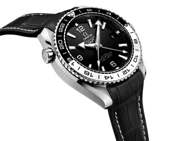 OMEGA PLANET OCEAN  600M CO AXIAL CHRONOMETER GMT 43.5mm BLACK DIAL BLACK STRAP - Image 3