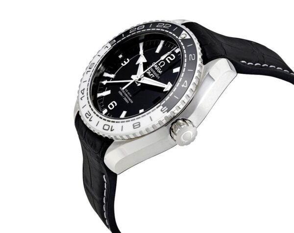 OMEGA PLANET OCEAN  600M CO AXIAL CHRONOMETER GMT 43.5mm BLACK DIAL BLACK STRAP - Image 2