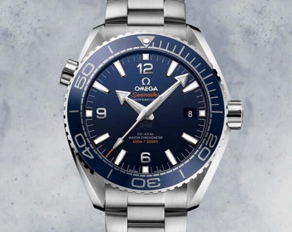 OMEGA PLANET OCEAN 600M CO-AXIAL MASTER CHRONOMETER 43.5 mm BLUE DIAL STAINLESS STEEL - Image 2