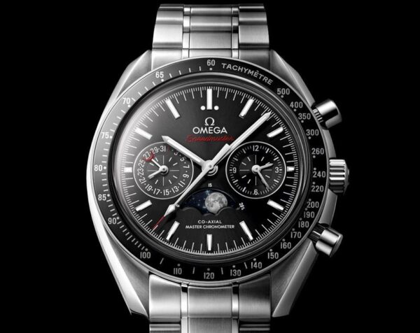 OMEGA MOONPHASE CO-AXIAL MASTER CHRONOMETER CHRONOGRAPH 44.25 mm BLACK DIAL STEEL - Image 2