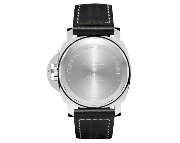 PANERAI LUMINOR 8 GIORNI BLACK DIAL BLACK STRAP - Image 5