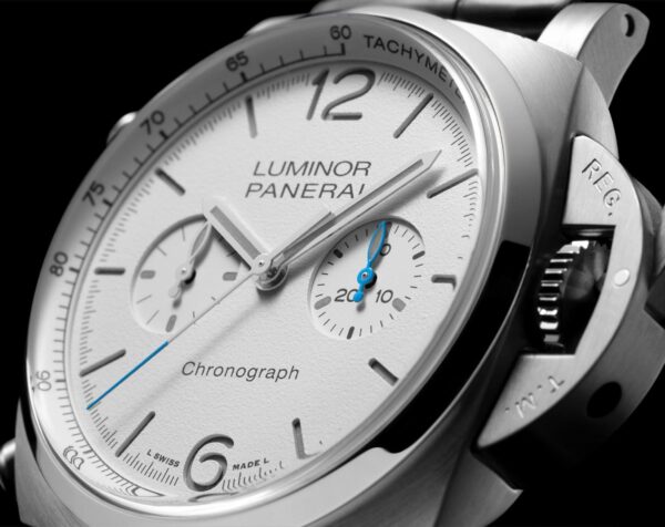 PANERAI Luminor Chrono White Dial Black Strap - Image 6