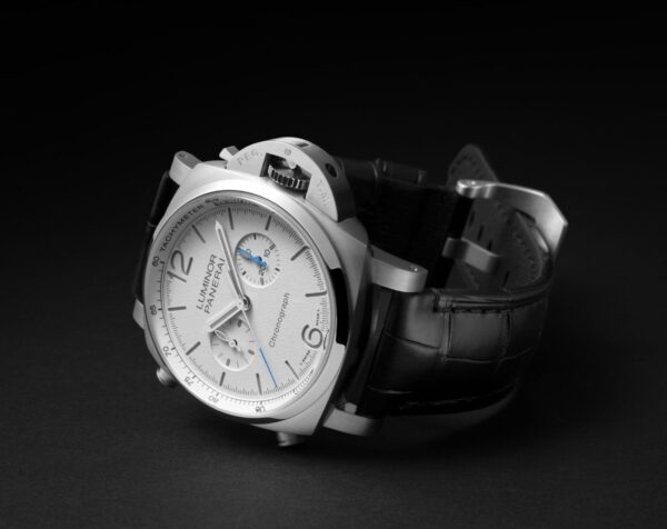 PANERAI Luminor Chrono White Dial Black Strap - Image 4