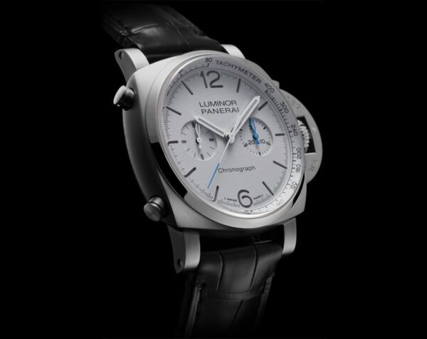 PANERAI Luminor Chrono White Dial Black Strap - Image 2