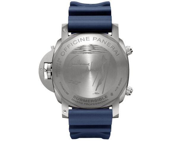 PANERAI
Submersible Chrono Guillaume Nery Edition - 47mm 
Grey Dial Blue Strap - Image 5