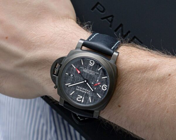 PANERAI
Luminor Luna Rossa GMT - 44mm
Black Rough Dial Black Leather Strap - Image 3