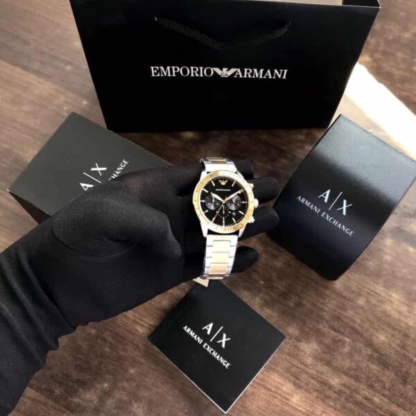 Emporio Armani AR11521 Original Quality Two Tone Men’s Watch - Image 9