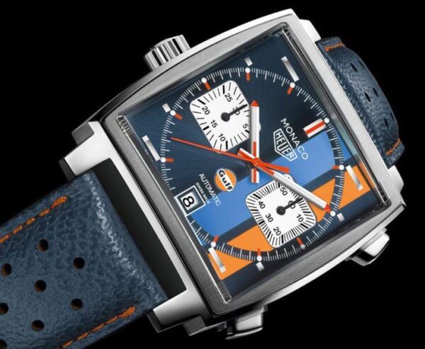 Tag Heuer Monaco Gulf Limited Edition Japanese Mens Watch - Image 5