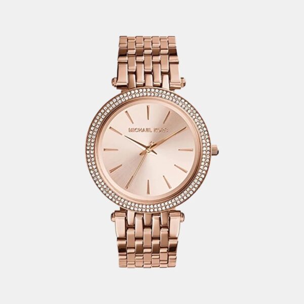 Michael Kors MK3192 Rose Gold Analog Stainless Steel Women's Watch - Image 2