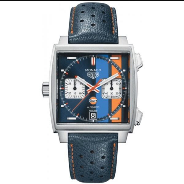 Tag Heuer Monaco Gulf Limited Edition Japanese Mens Watch - Image 3