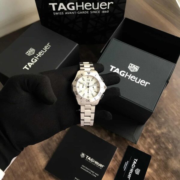 TAG Heuer Aquaracer Professional 200 Date Chronograph’s White Dial Mens Watch - Image 12