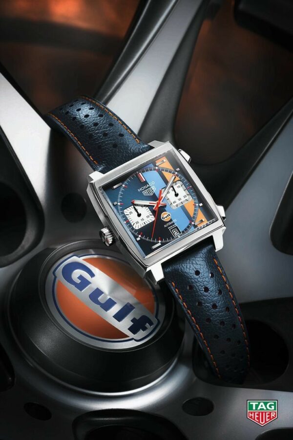 Tag Heuer Monaco Gulf Limited Edition Japanese Mens Watch - Image 2