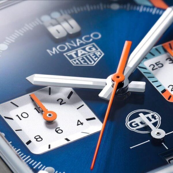 Tag Heuer Monaco Gulf Limited Edition Japanese Mens Watch - Image 9