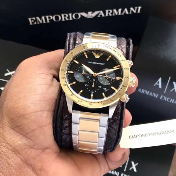 Emporio Armani AR11521 Original Quality Two Tone Men’s Watch