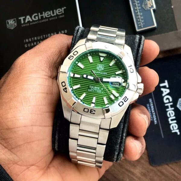 TAG HEUER Men's Aquaracer Calibre 5 43mm Green Dial Watch Japanese Automatic Master Quality Men’s Watch