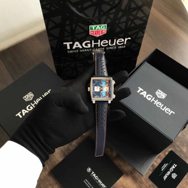 Tag Heuer Monaco Gulf Limited Edition Japanese Mens Watch - Image 15