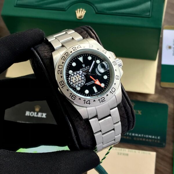 Rolex Explorer || Premiums Automatic Stainless Steel Black Dial Mens Watch - Image 5