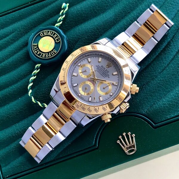 Rolex Cosmograph Daytona Two Tone Gold Automatic Mens Watch - Image 2