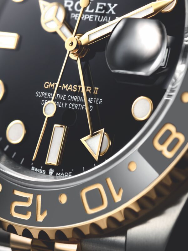 Rolex GMT-Master II With Black Ceramic Bezel Full Gold Tone & Black Dial Japanese Automatic Master Quality Mens Watch - Image 5