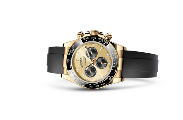 Rolex Daytona Cosmographs Yellow Gold Dial & Black Rubber Strap Japanese Master Quality Automatic Men’s Watch - Image 8