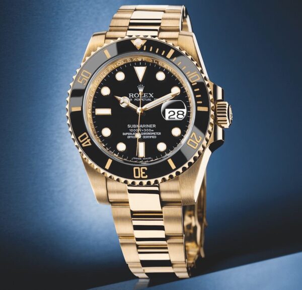 Rolex Submariner Stainless Steel Full Gold & Black Dial Japanese Automatic Master Quality Men’s Watch - Image 5