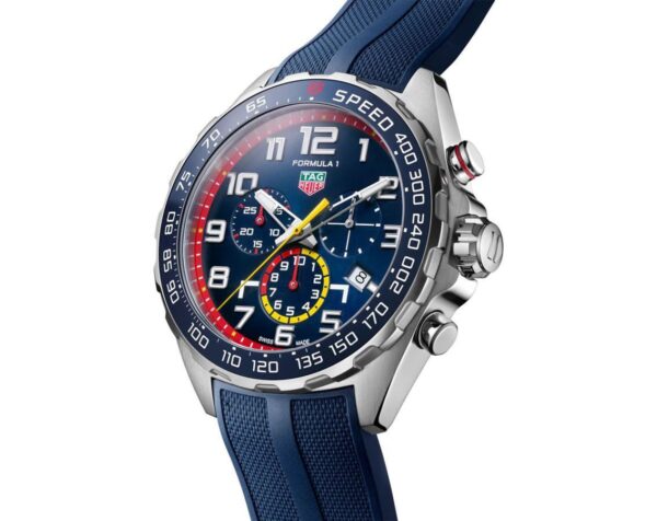 TAG Heuer
Formula 1 X Red Bull Racing Blue Rubber Belt Special Edition Master Quality Mens Watch - Image 4