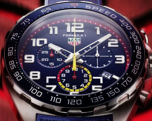 TAG Heuer
Formula 1 X Red Bull Racing Blue Rubber Belt Special Edition Master Quality Mens Watch - Image 7